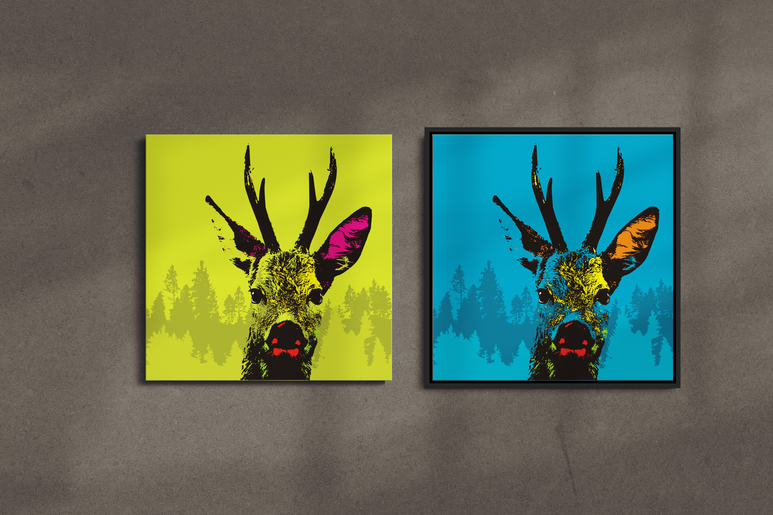 Mockup21__2er_Bild_Vorlage_groß___Schattenfugenrahmen_Bock_grün_blau