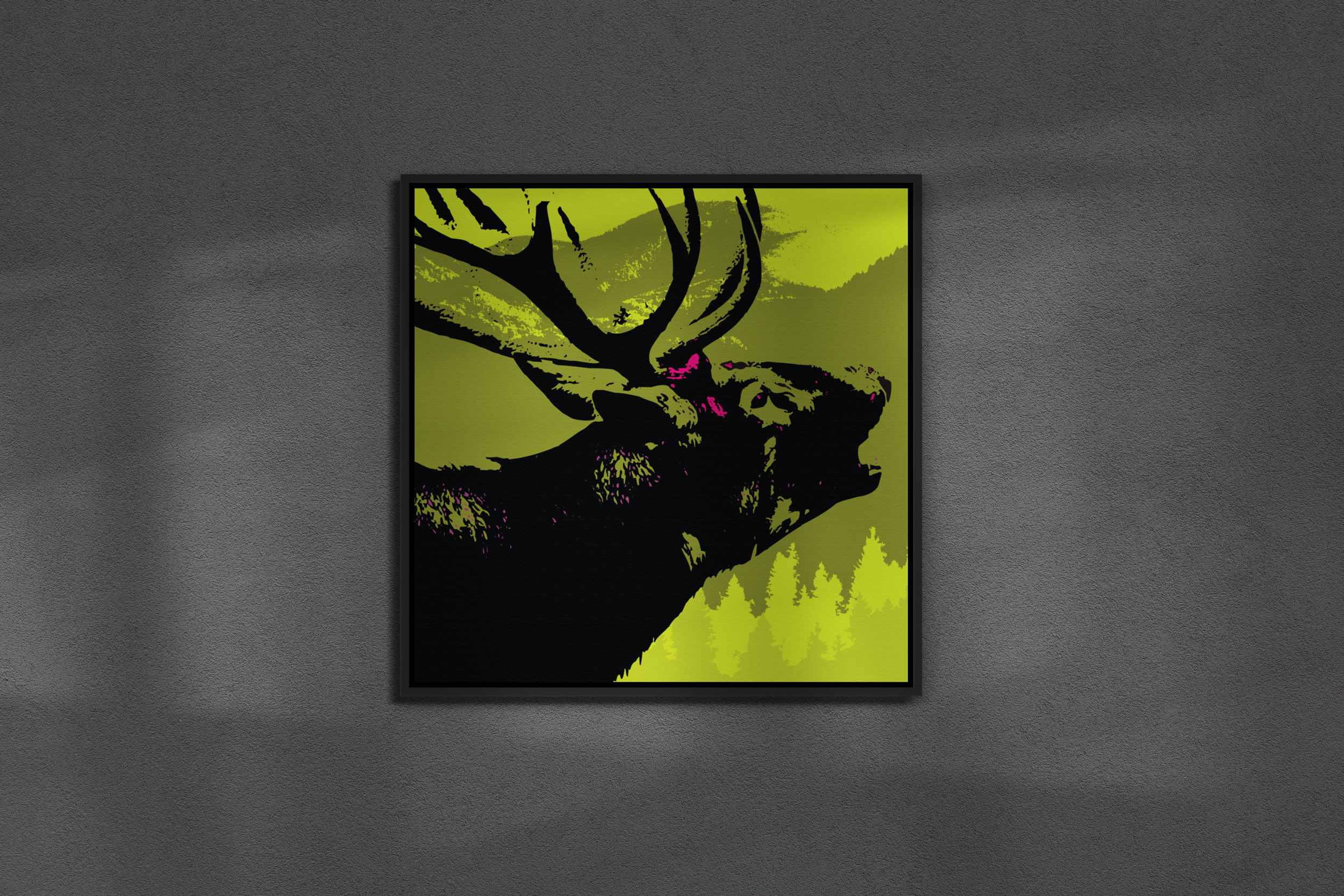 Mockup_12___Querformat_Hirsch_gelbgrün