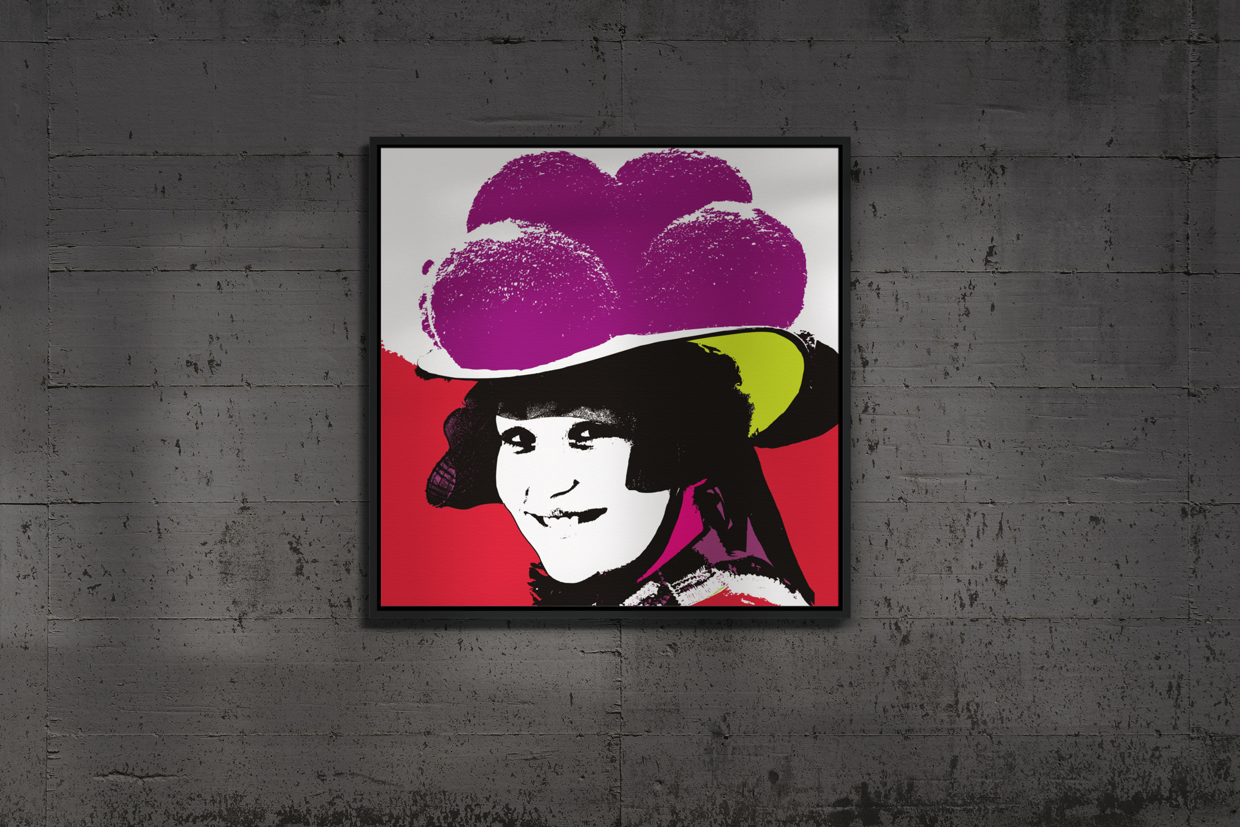 Mockup_12___Querformat__höher___Bollenhut_pink_Schattenfugenrahmen