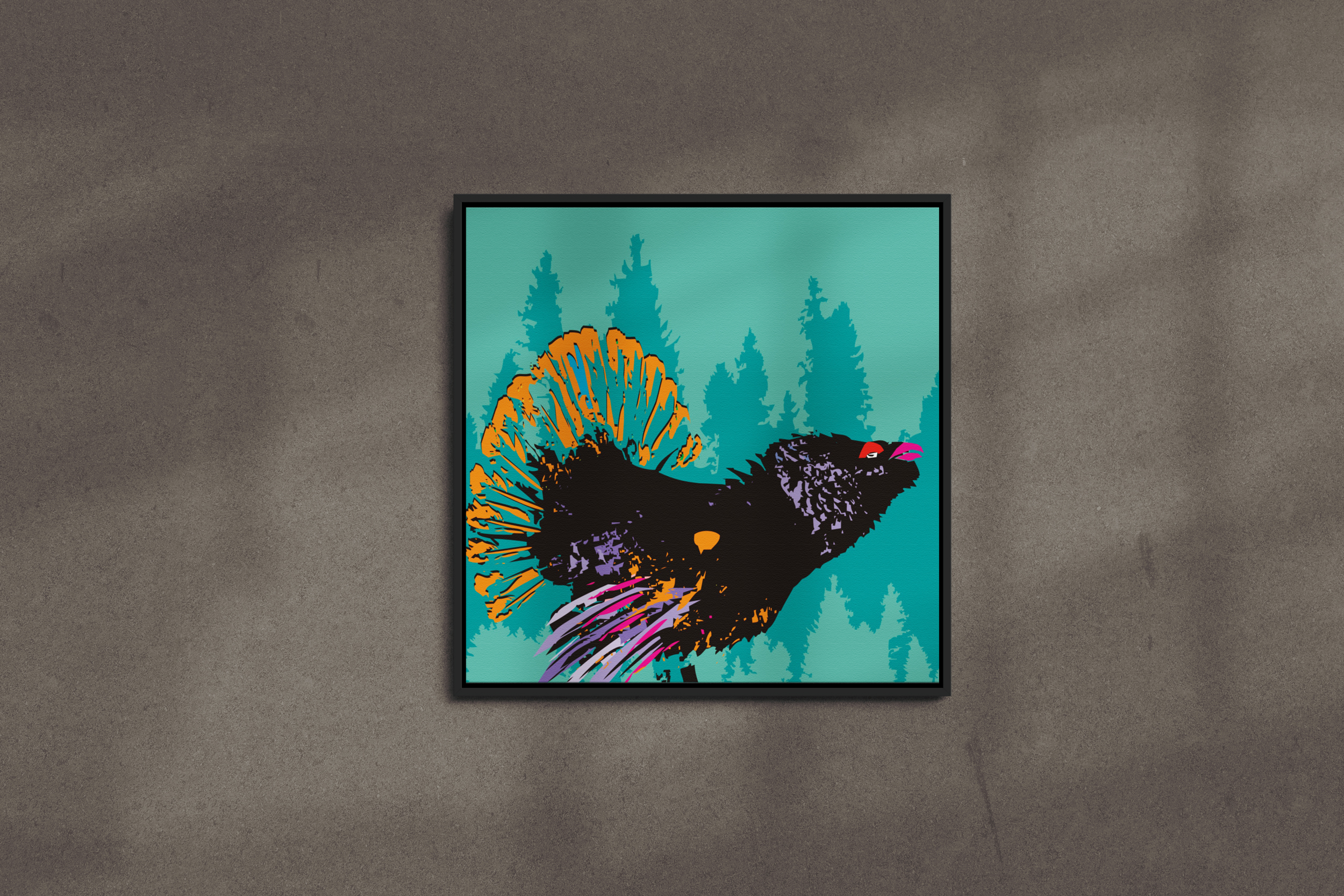 M21__1er_Bild_Vorlage_groß___Schattenfugenrahmen__Auerhahn_petrol